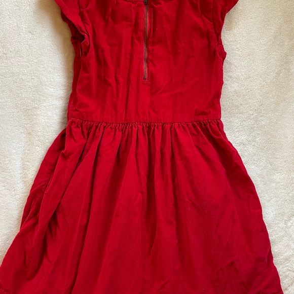 GAP red corduroy zippered dress - Picture 6 of 6